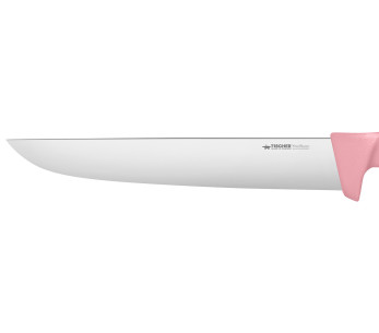 Faca de açougueiro Fischer Creative Chef de 30 cm com cabo moldado na cor rosa 2
