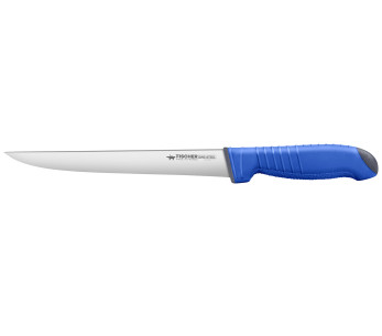 Coltello da macellaio Fischer SWE-STEEL, 20 cm, lama stretta, impugnatura ultra confortevole