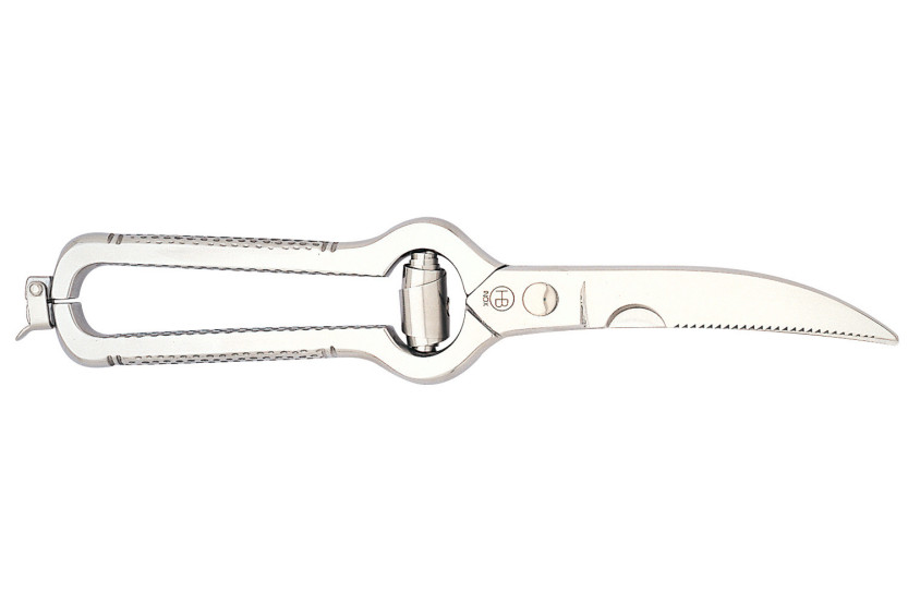 HB fjäderfäsax i rostfritt stål 24 cm med solid gren