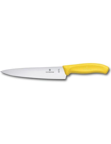 Victorinox Trancherkniv gult handtag rostfritt blad 19cm 6.8006.19L8