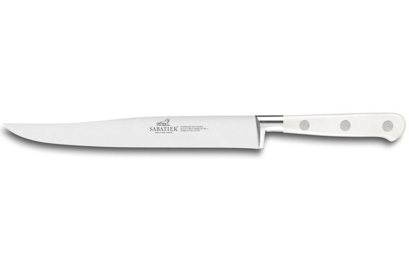 Faca de trinchar Sabatier Toque blanche 100% forjada 20cm