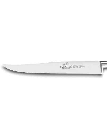 Couteau à découper Yatagan SABATIER Saveur lame 100% forgée 20cm 3 rivets