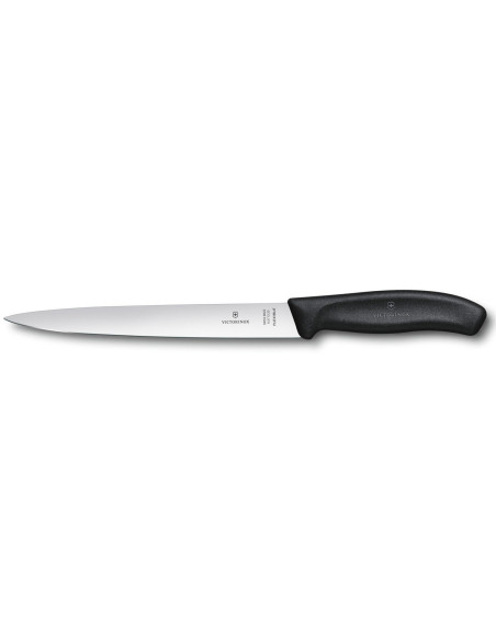 VICTORINOX 20 cm fleksibel steakkniv med sort skaft