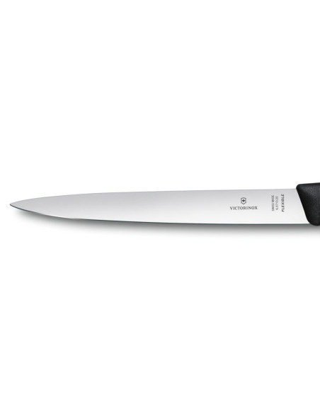 Couteau à dénerver/filet de sole VICTORINOX 20 cm flexible manche noir