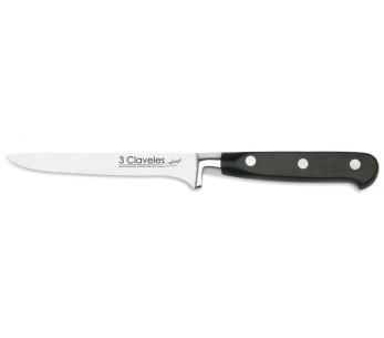 Cuchillo deshuesador 3 Claveles Acero inoxidable forjado 13cm