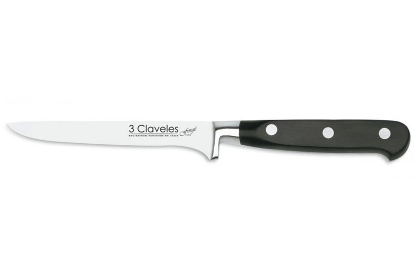 Urbeningskniv 3 Claveles Smidd i rostfritt stål 13cm