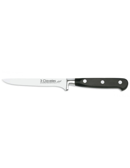 Couteau à désosser 3 Claveles Forgé acier inox 13cm