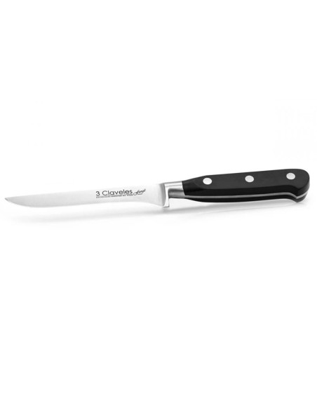Couteau à désosser 3 Claveles Forgé acier inox 13cm