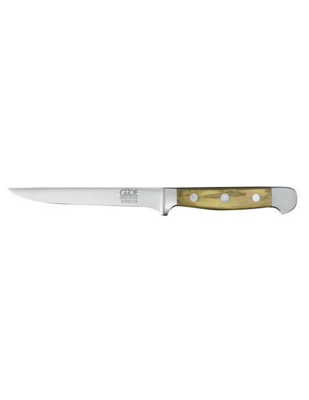 Güde Alpha Olive Cuchillo deshuesador flexible forjado 13cm