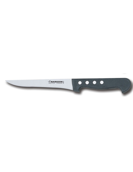 Luunpoistoveitsi leikkaava veitsi suora terä 17cm Classic 4 niittiä Bargoin