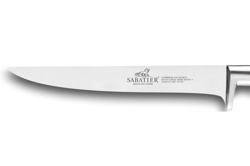 SABATIER Faca para desossar ideal 100% aço inoxidável rebites de latão forjado lâmina de 13 cm