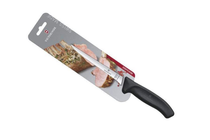 Victorinox SwissClassic Udbenerkniv 15 cm sort fleksibelt blad