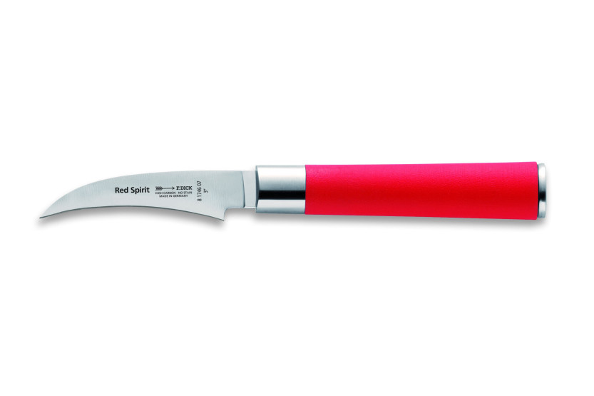 DICK Red Spirit Urtekniv rustfritt stål 7 cm med rødt håndtak