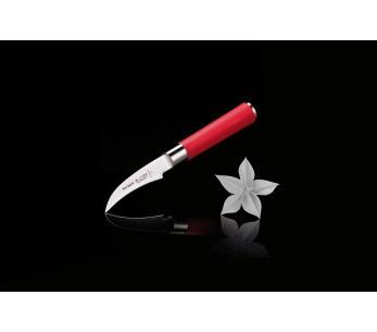 DICK Red Spirit Urtekniv i rustfrit stål 7 cm med rødt skaft 2