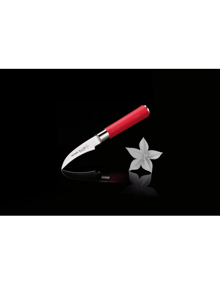 Cuchillo mondador puntilla DICK Red Spirit acero inoxidable 7cm mango rojo