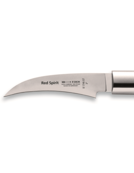 Cuchillo mondador puntilla DICK Red Spirit acero inoxidable 7cm mango rojo