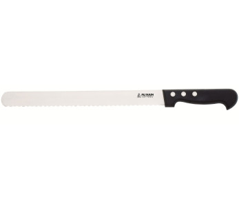Coltello da pasticceria con lama a mezza luna Au Nain 28 cm 3 rivetti