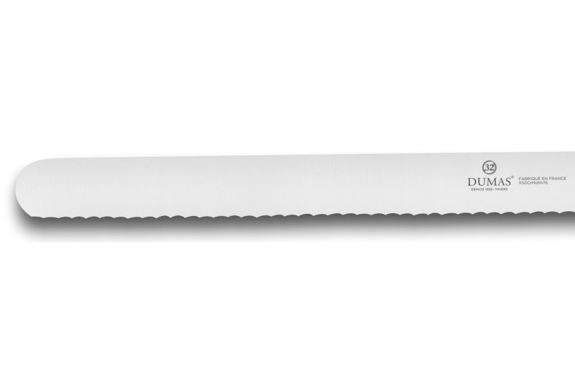 Couteau à génoise 32 Dumas Affil inox 30cm manche 3 rivets