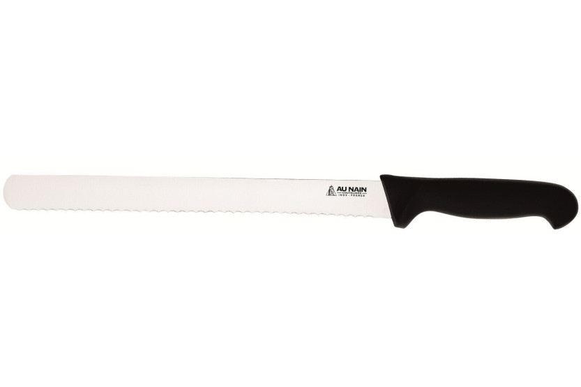 Couteau à génoise et entremets lame demi lune 28cm Au Nain