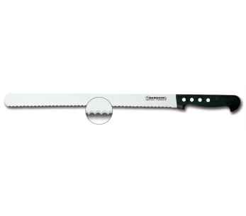 Cuchillo de pastelería Bargoin con hoja dentada - 38cm 4 remaches