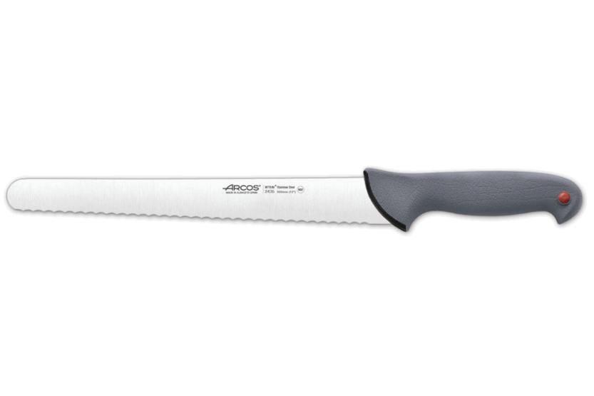 Cuchillo de pastelería profesional dentado semi flexible Arcos Colour Prof 30cm