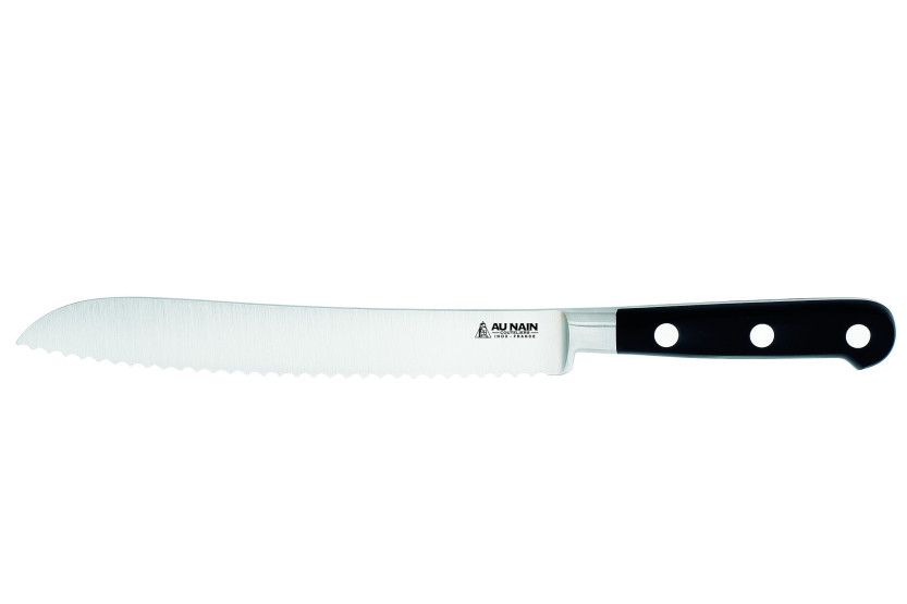 Brödkniv Au Nain 20cm blad Smidd ideal - Couteau AU NAIN