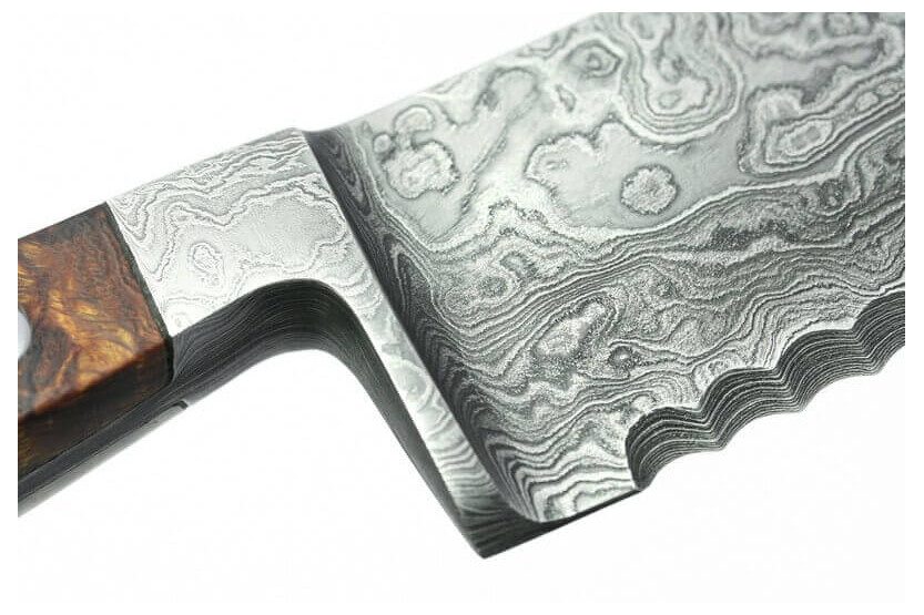 Gude 32cm Damascus Broodmes