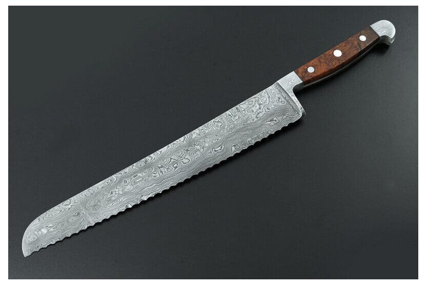Gude 32cm Damascus Broodmes