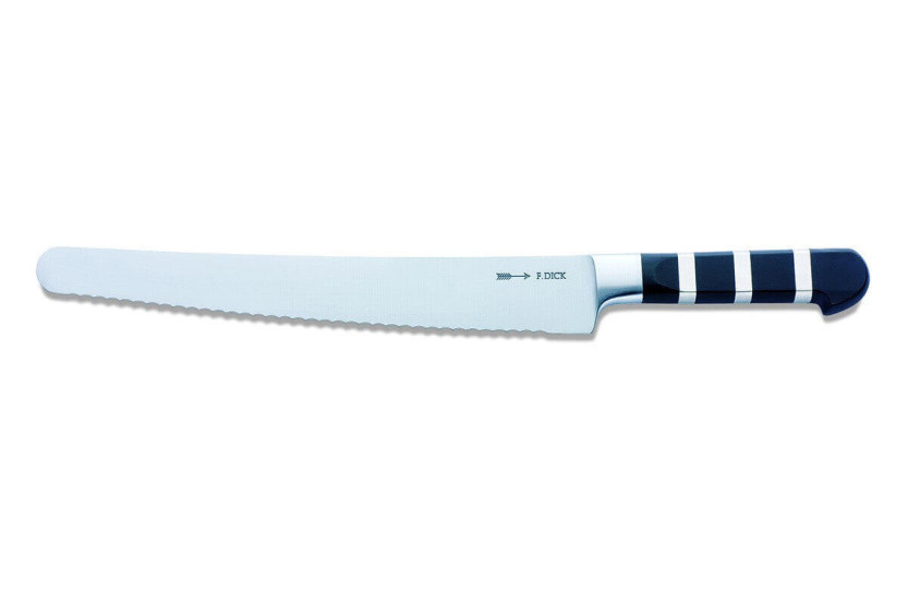 Geschmiedetes Brotmesser DICK 1905 gezackte Klinge 26cm Design-Griff