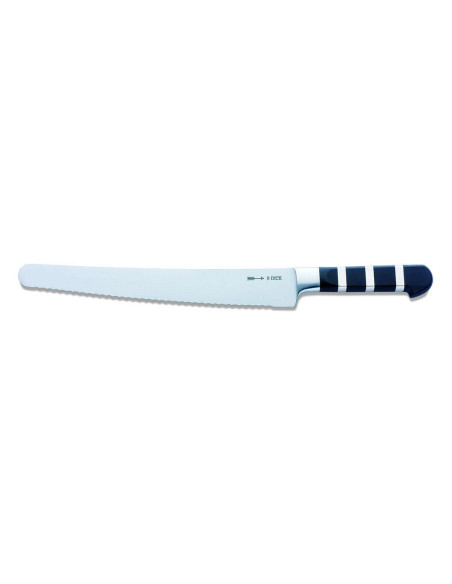 Geschmiedetes Brotmesser DICK 1905 gezackte Klinge 26cm Design-Griff