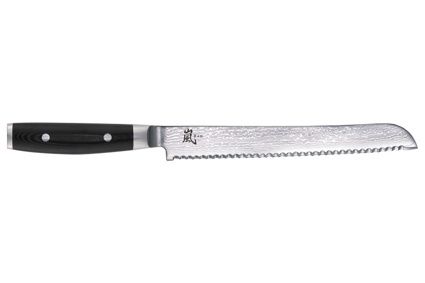 Yaxell RAN 23cm Damask Japanilainen veitsi leipä Japanilainen veitsi