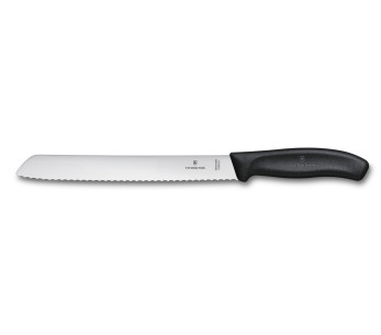 VictorinoxLeipäveitsi 21cm musta kahva
