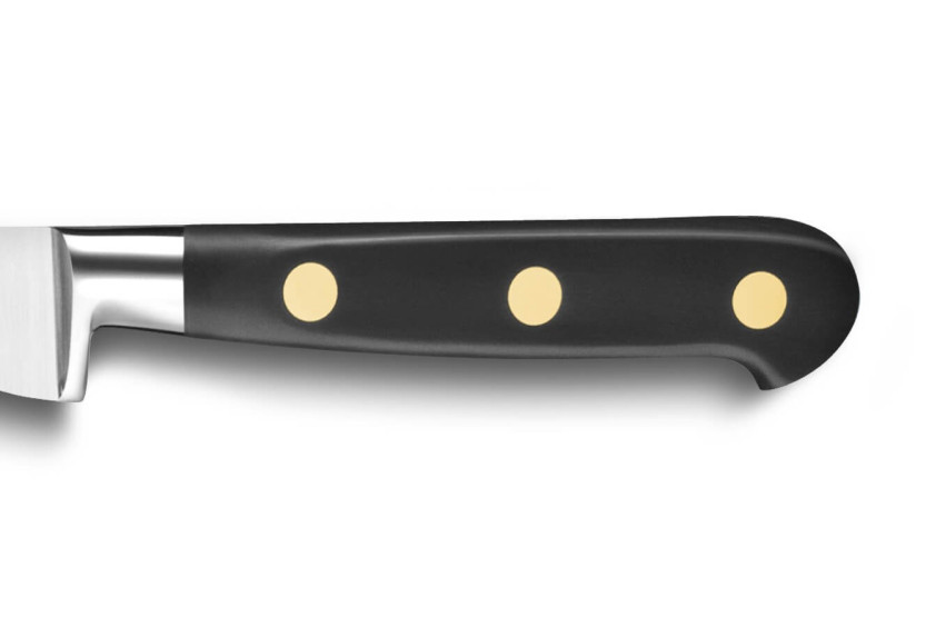 SABATIER Ideal laxkniv 100% smidd rostfritt stål med mässing med grantonskär 30cm