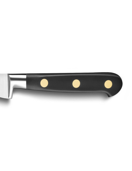 SABATIER Ihanteellinen lohiveitsi 100% taottu ruostumaton teräs ja messinki, jossa on granton-reuna 30cm
