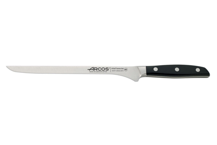 Couteau à saumon/jambon Arcos Manhattan flexible 25cm tranchant extrême