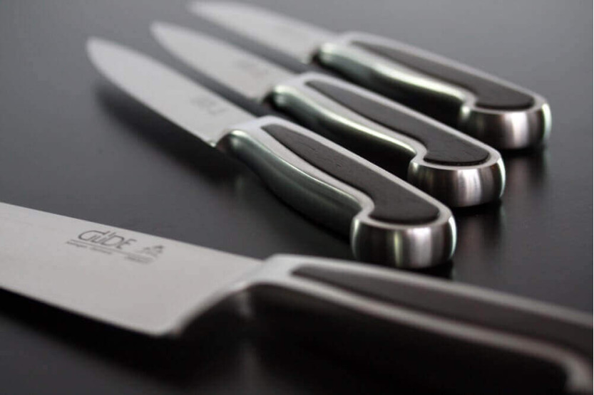 Steakmesser Delta Gude 12cm geschmiedet glatte Klinge