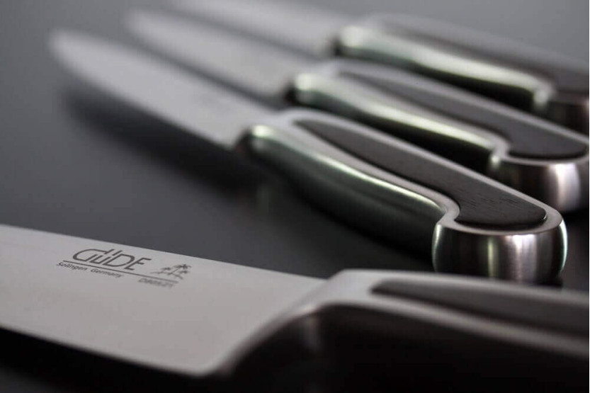 Steakmesser Delta Gude 12cm geschmiedet glatte Klinge