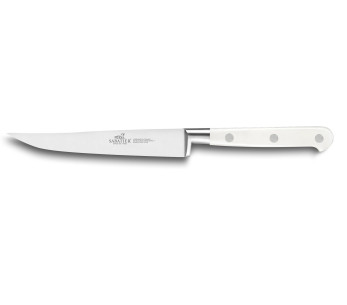 Sabatier Toque blanche cuchillo chuletero 100% forjado hoja lisa 13cm