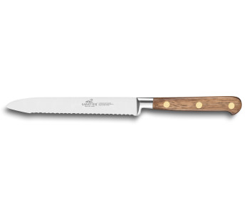 Faca para tomate Sabatier Perigord forjada, serrilhada, 12 cm, cabo em nogueira