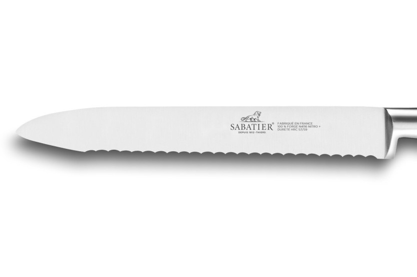 Faca para tomate Sabatier Perigord forjada, serrilhada, 12 cm, cabo em nogueira