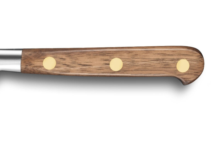 Cuchillo forjado para tomates Sabatier Perigord, dentado 12cm, mango de nogal