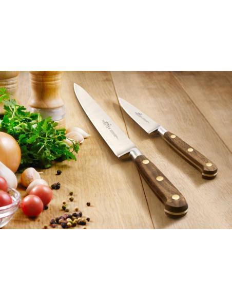 Cuchillo forjado para tomates Sabatier Perigord, dentado 12cm, mango de nogal