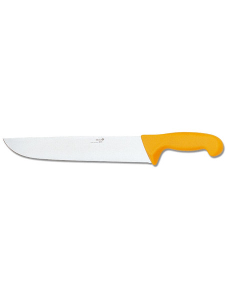 Faca de açougueiro profissional Déglon Profil 30cm de lâmina - cabo amarelo