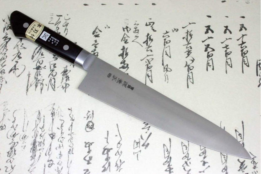 Faca do chef 21cm Japão Kanetsune aço carbono 2N
