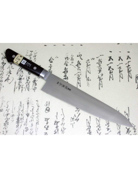 Faca do chef 21cm Japão Kanetsune aço carbono 2N