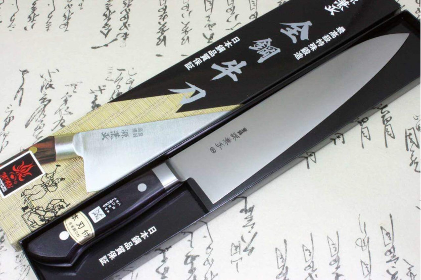 Faca do chef de 27 cm em aço carbono Kanetsune 2N do Japão