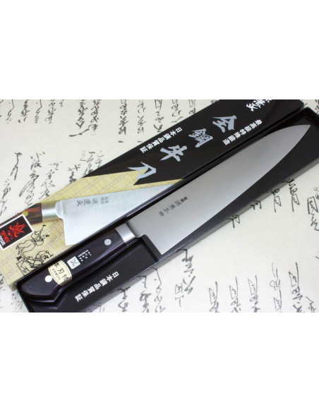 Faca do chef de 27 cm em aço carbono Kanetsune 2N do Japão