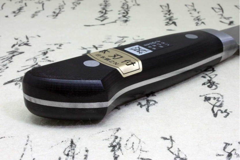 Faca do chef de 27 cm em aço carbono Kanetsune 2N do Japão