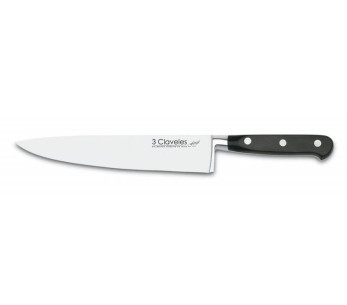 Couteau de chef 3 Claveles Forgé acier inox 15cm