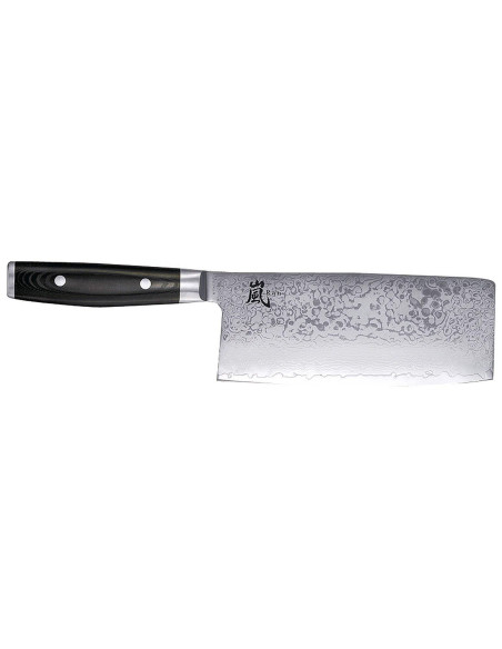 Couteau nakiri japonais Yaxell RAN lame 18cm damas 69 couches